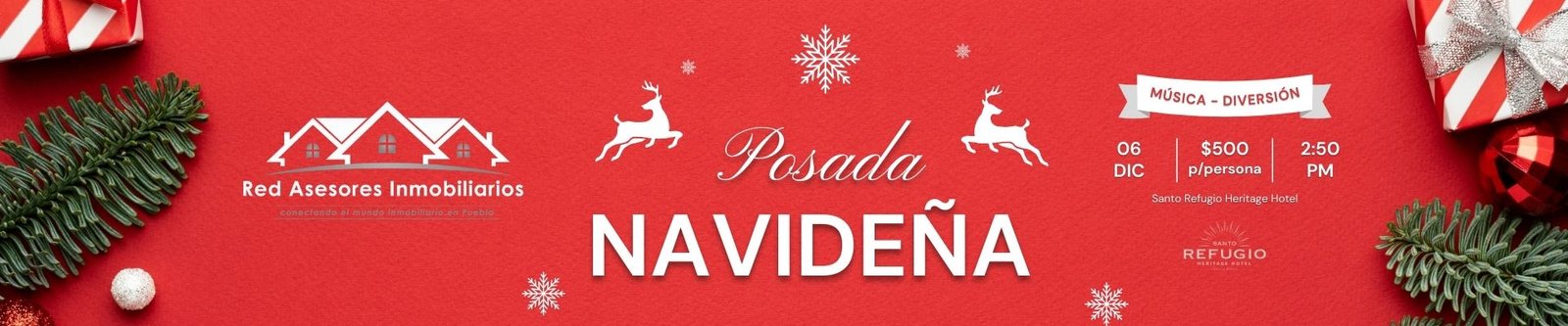 Posada Navideña 2024 Banner